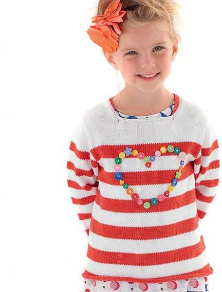Easy child's sweater knitting pattern free