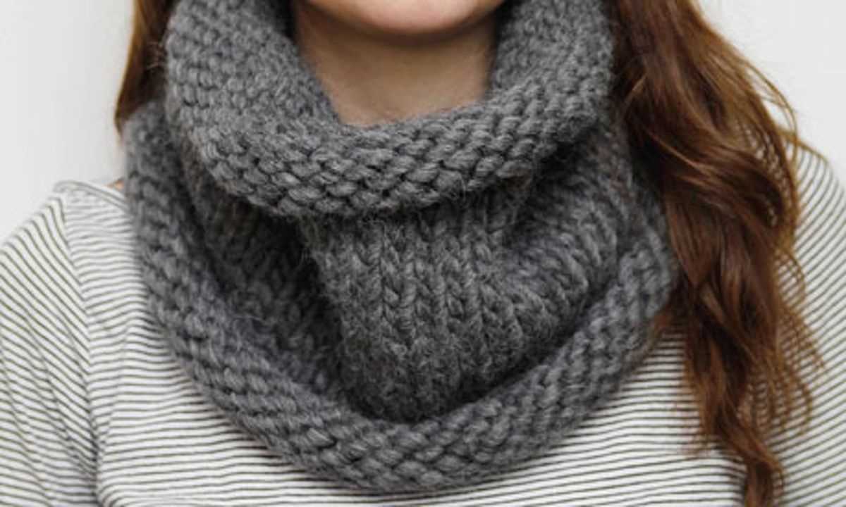 Chunky snood knitting pattern