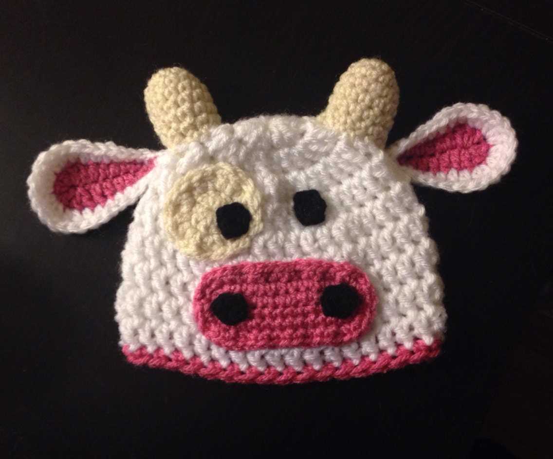 Highland cow hat knitting pattern