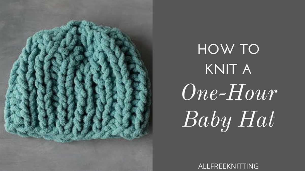 Swirl knit hat pattern