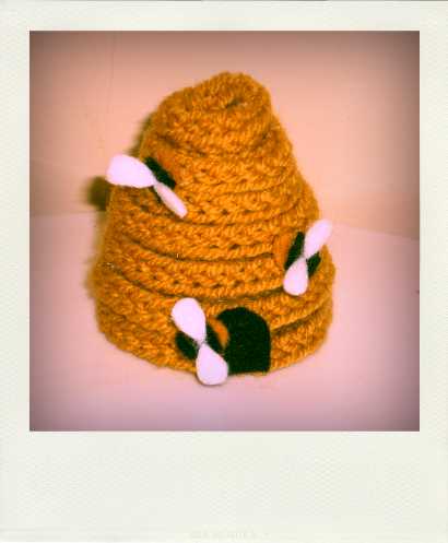 Beehive knit hat pattern