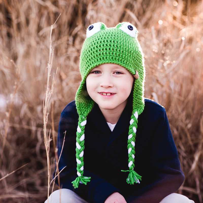 Frog hat knitting pattern free