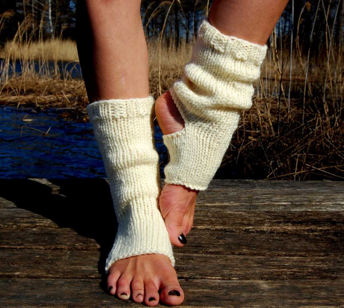 Ribbed leg warmers knitting pattern