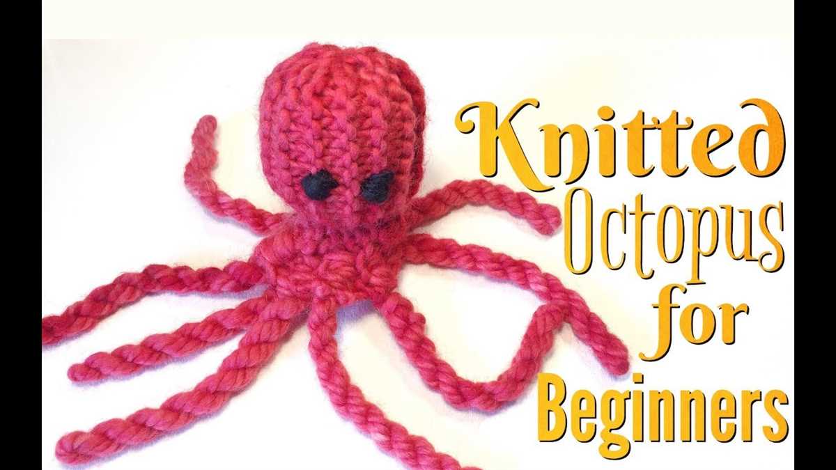 Free knitted octopus pattern