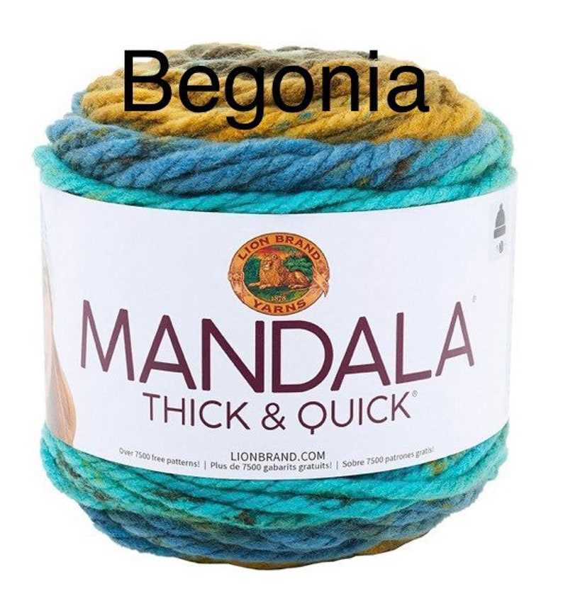 Mandala thick and quick knitting patterns