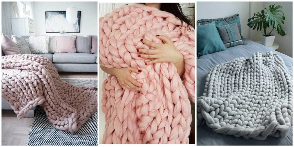 Super chunky cable knit blanket pattern