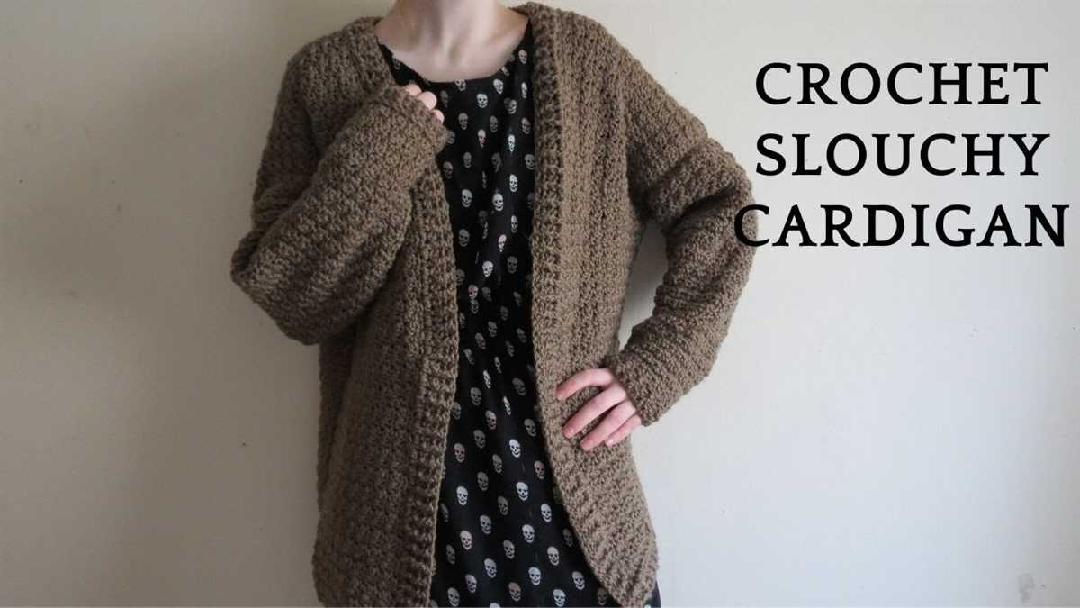 Slouchy cardigan knitting pattern free