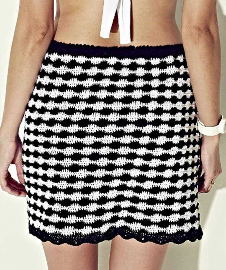Knit mini skirt pattern free