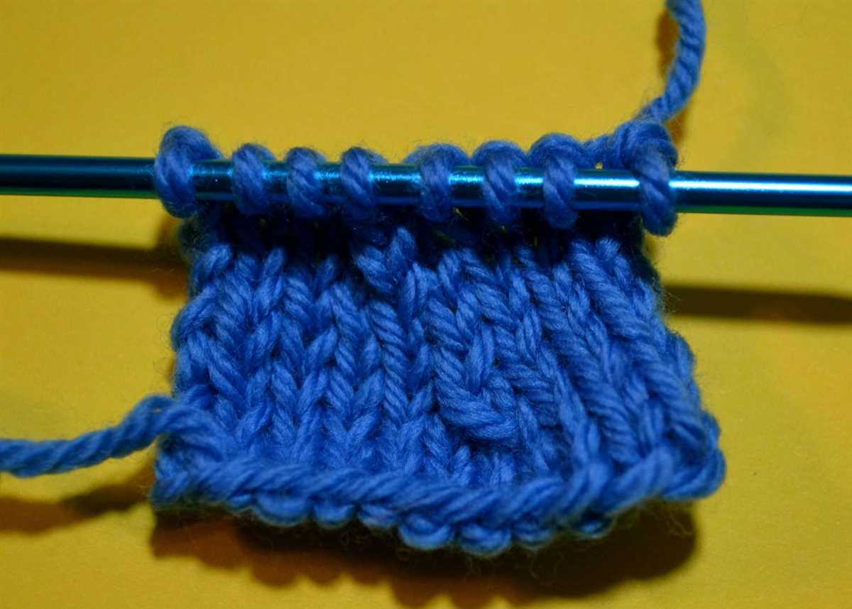 S2kp in knitting pattern