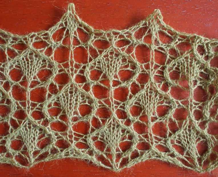 Knit lace pattern