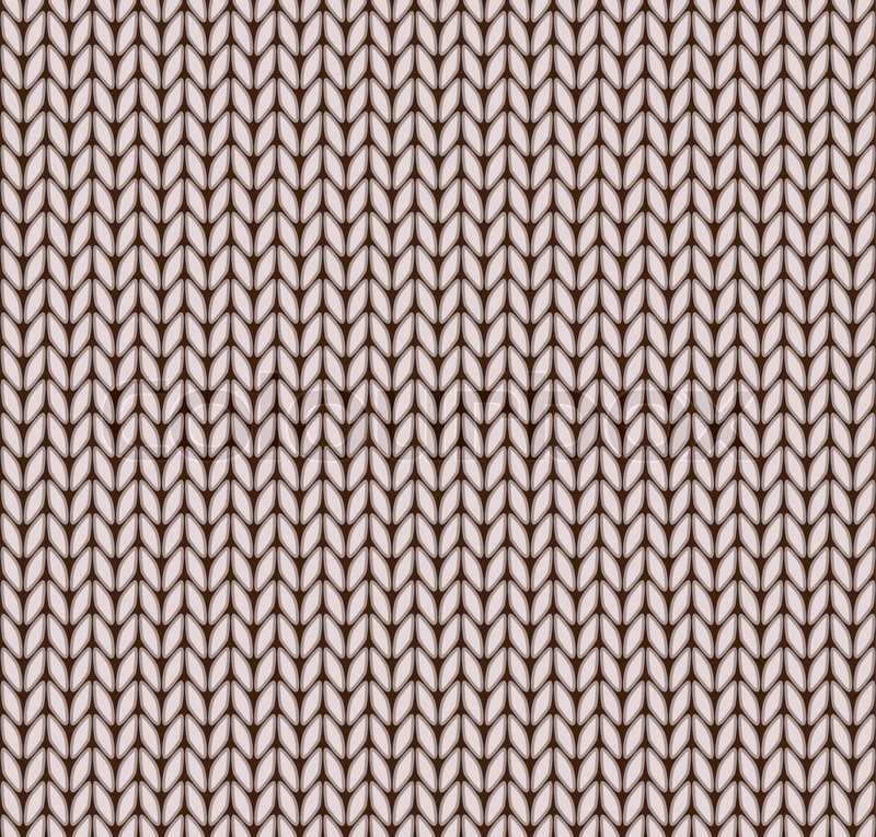 Distressed knit pattern