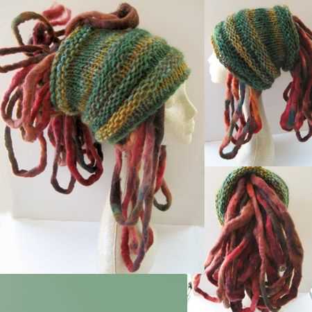 Hats for dreads knit patterns