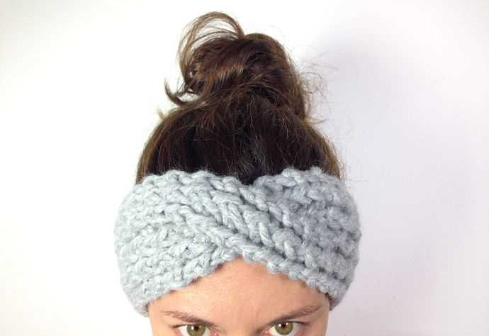 Criss cross knit scarf pattern