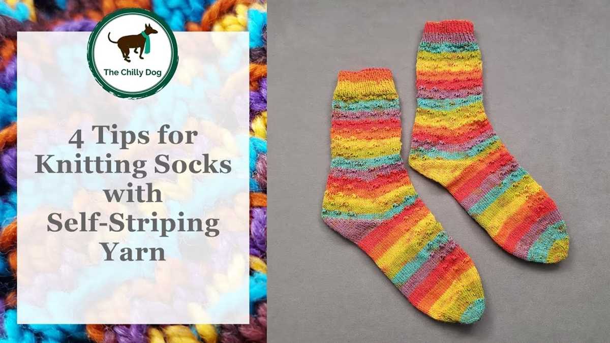 Self-striping yarn knitting patterns