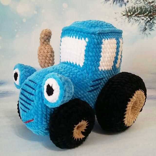 Knitted toy truck pattern