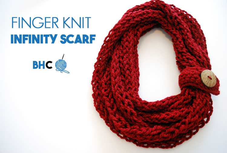 Infinity scarf knitting pattern super bulky