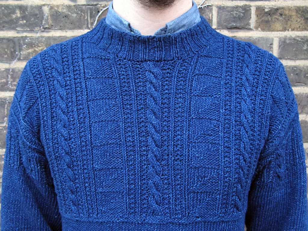 Gansey jumper knitting pattern