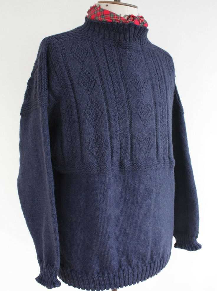 Gansey jumper knitting pattern