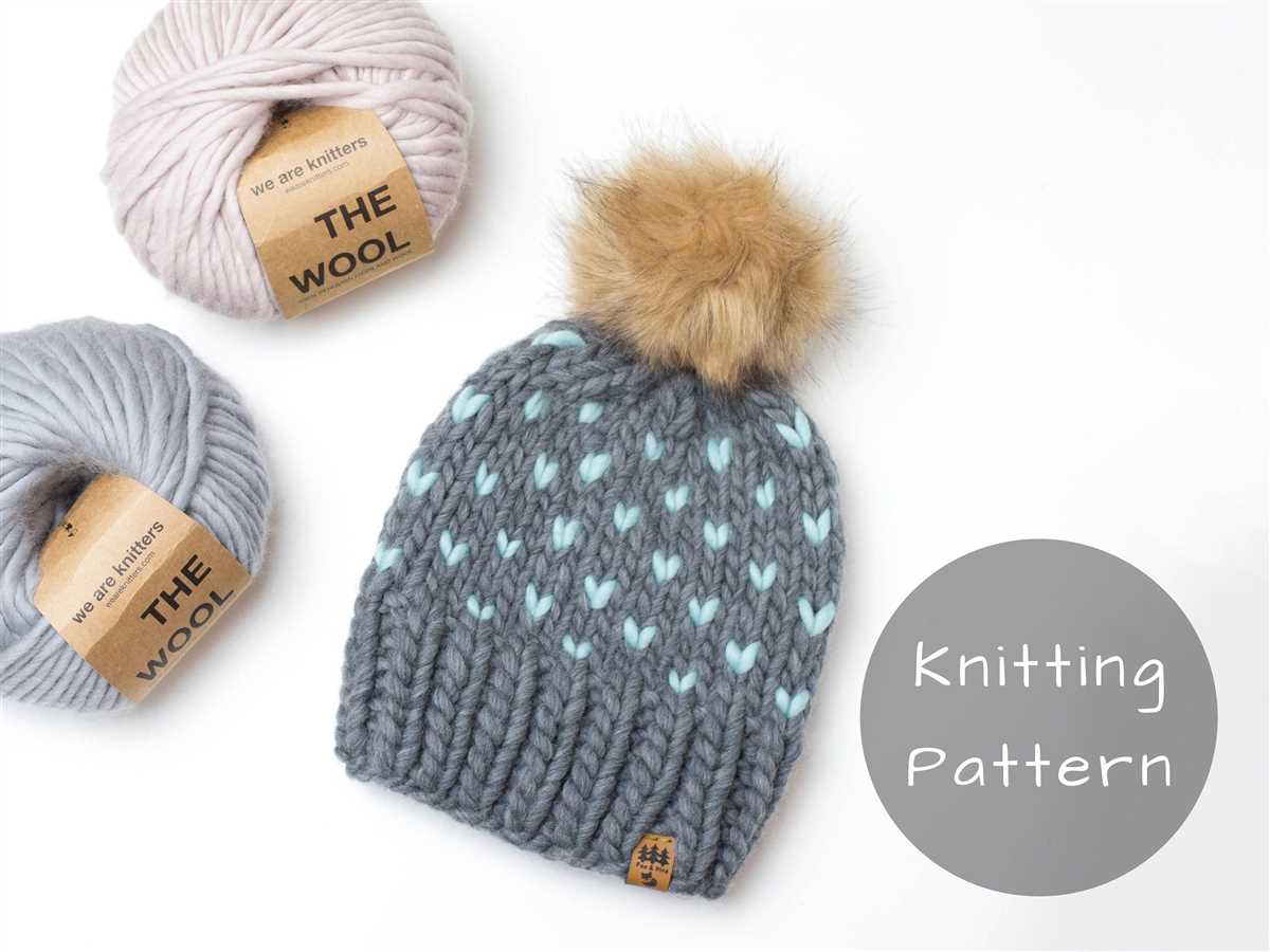 Knitted toque patterns chunky wool