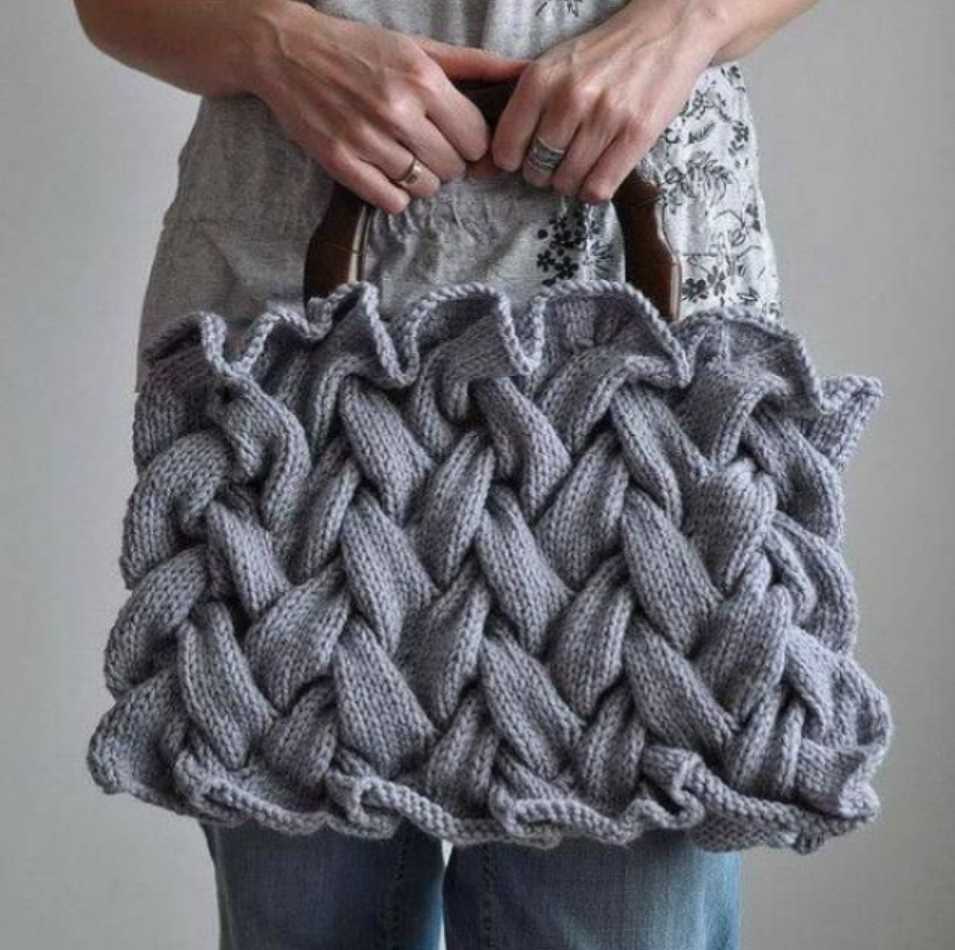 Knitting bag patterns beginners
