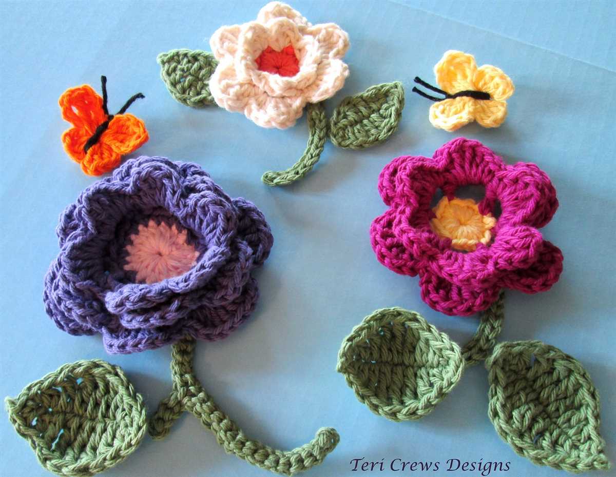 Knitted flower corsage free pattern