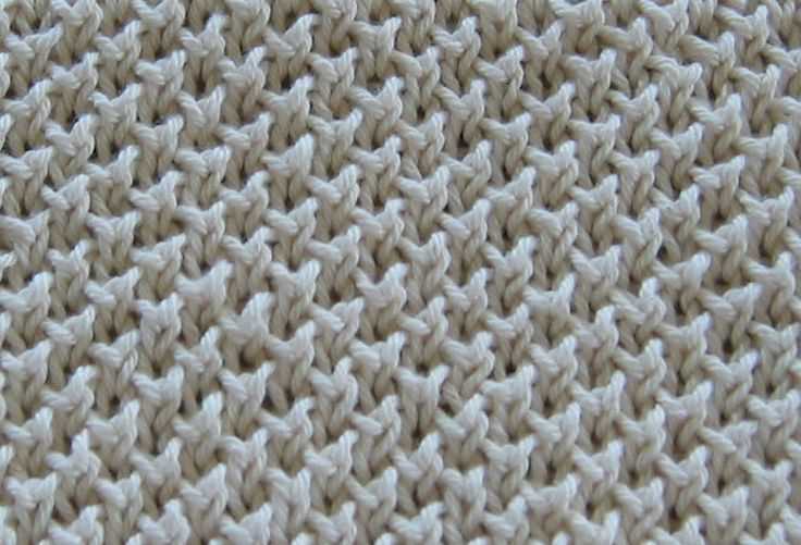 Easy 2 row lace knitting pattern