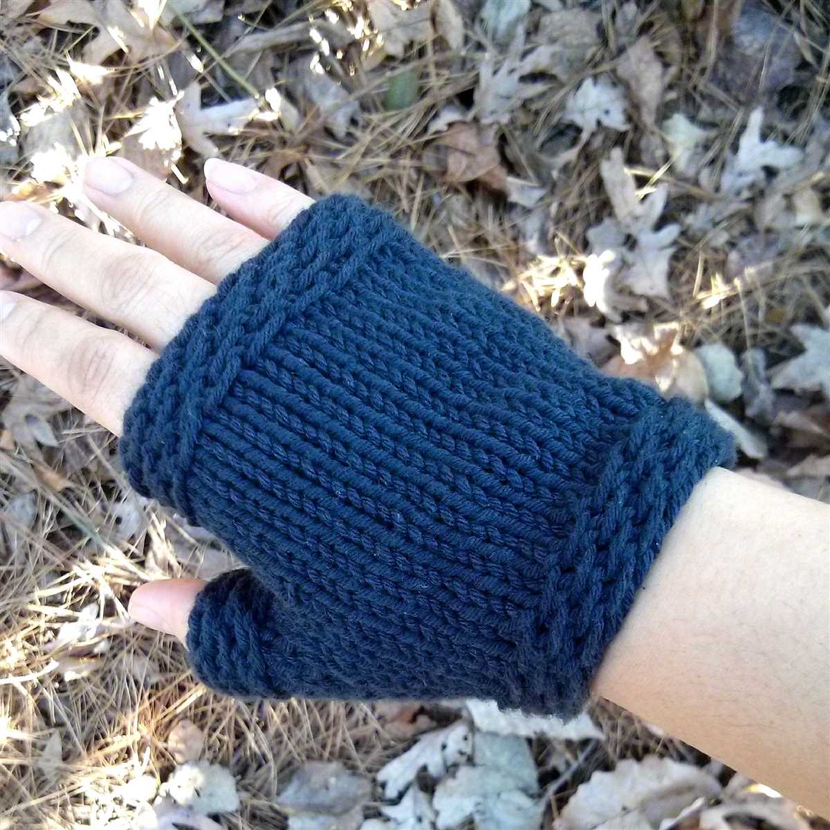 Free knitting patterns for fingerless gloves using straight needles