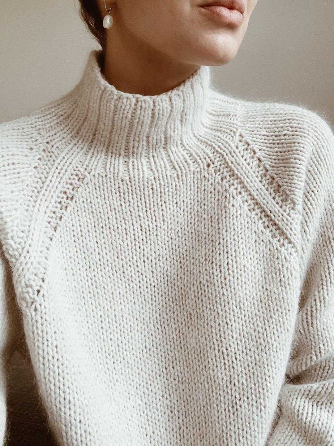 Beginner friendly knit sweater pattern