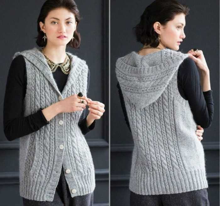 Plus size vest knitting patterns free