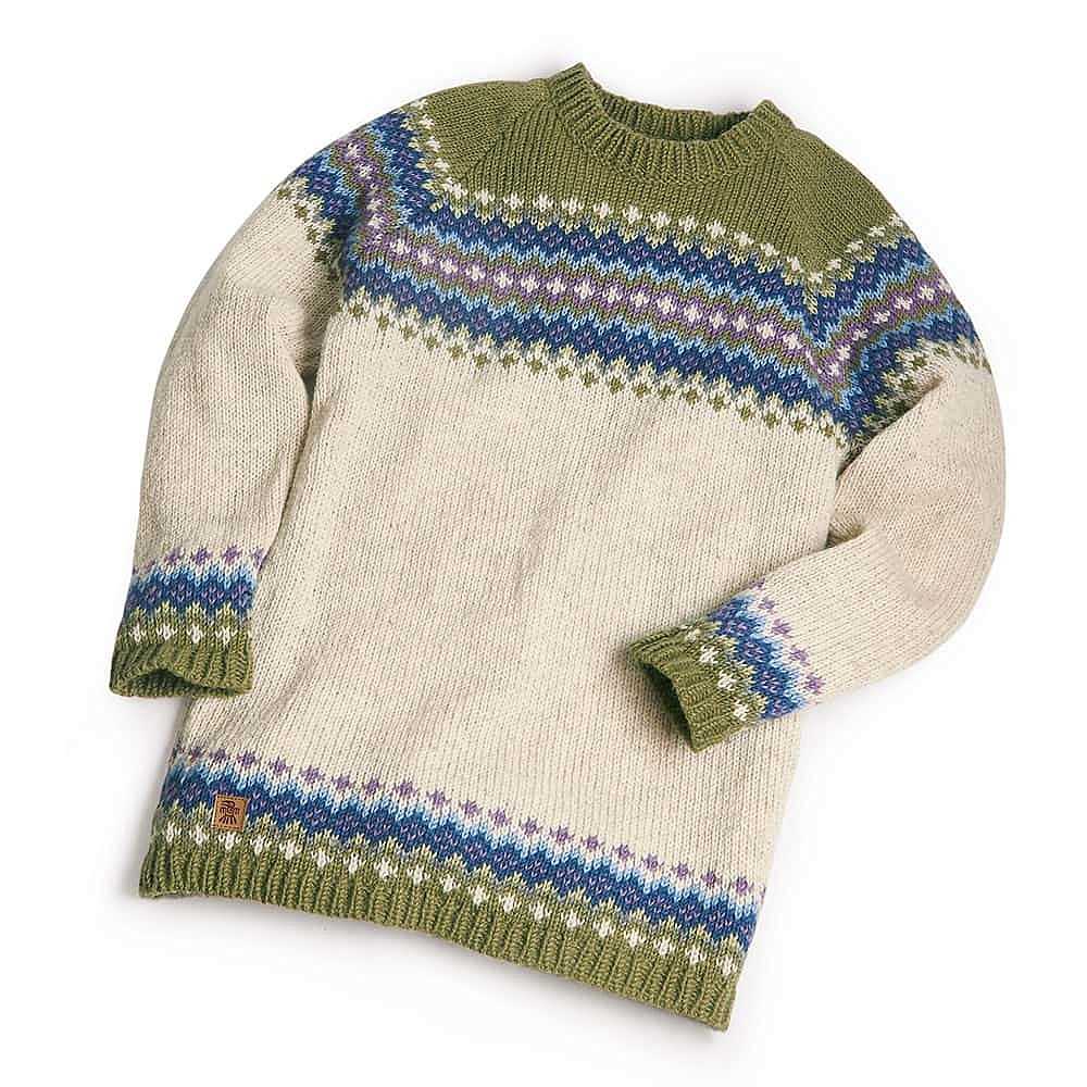 Christmas fair isle jumper knitting patterns