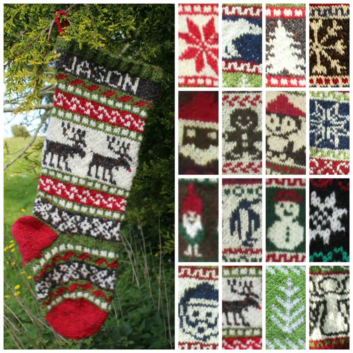 Christmas stocking knitting pattern pdf
