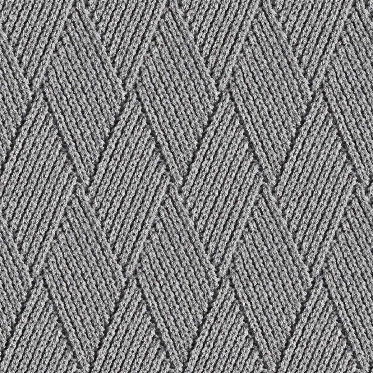 Patterned jersey knit fabric