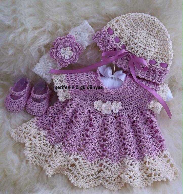 Knitted newborn dress pattern free