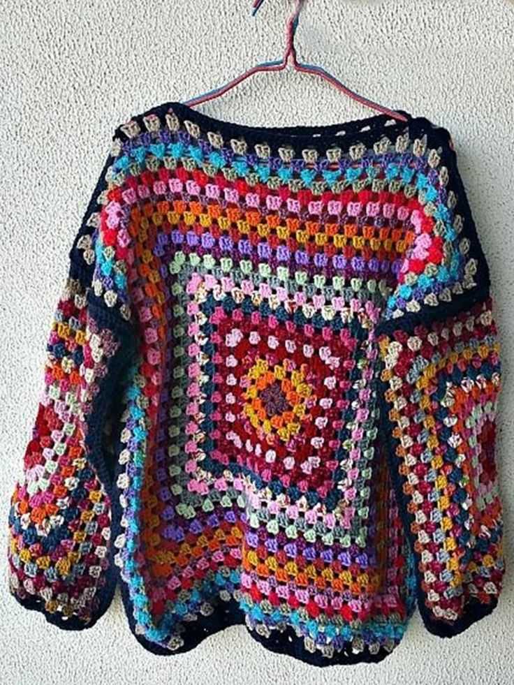 Square jumper knitting pattern