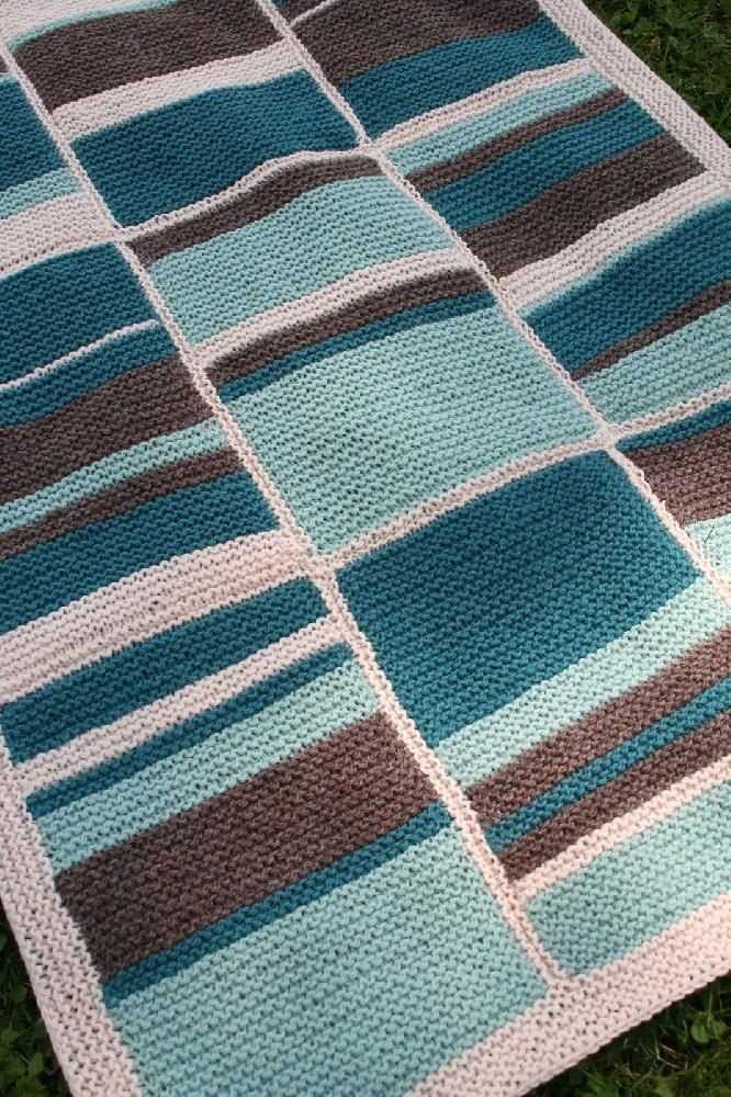 Lap blanket knit pattern