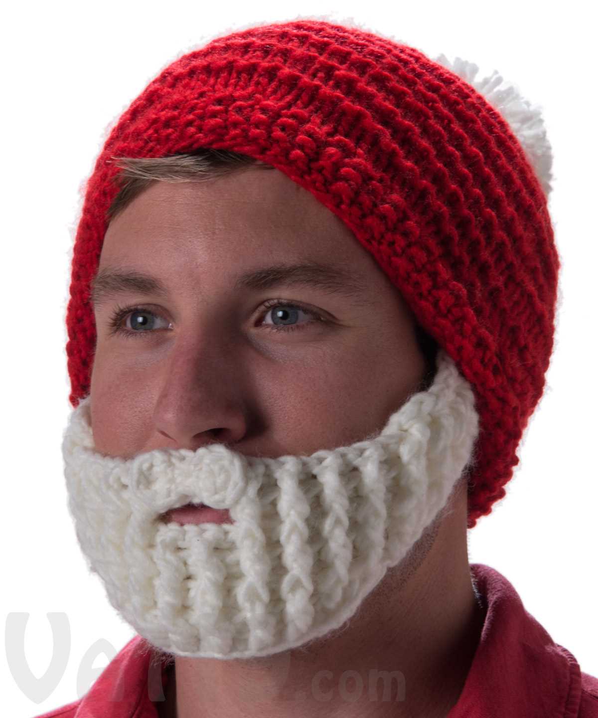 Create Your Own Knitted Beard Hat with this Free Pattern Knitted beard hat pattern