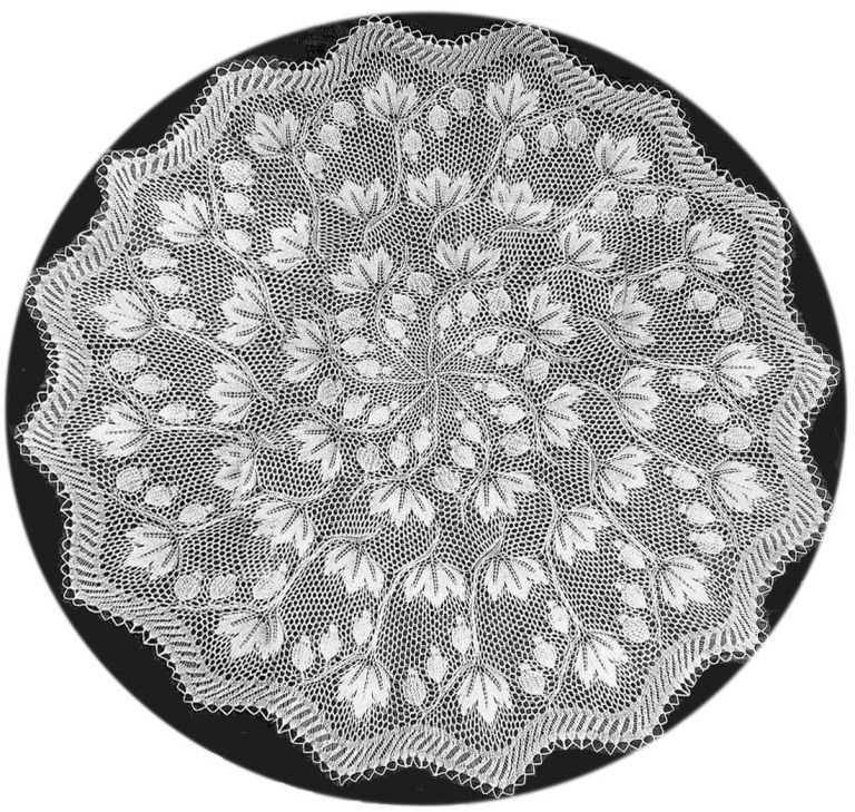 Knit doily pattern