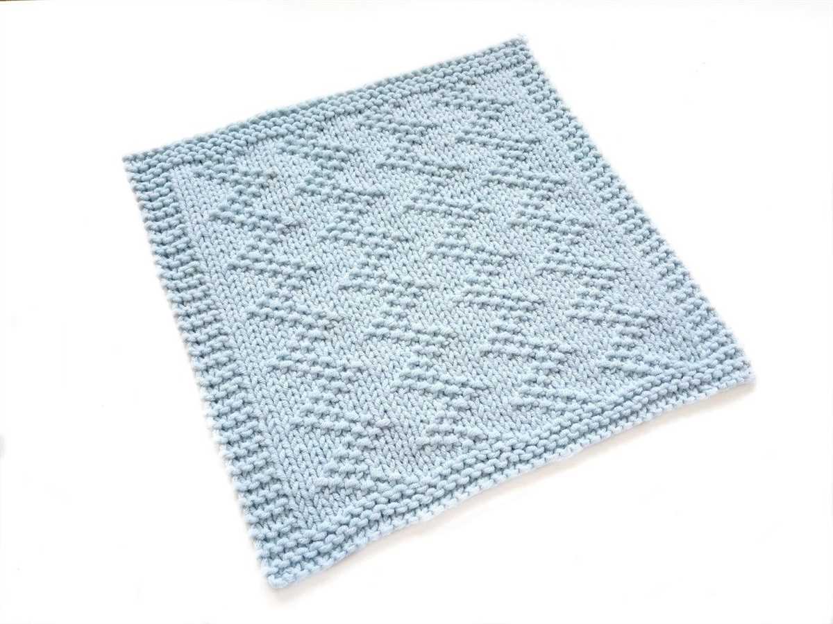 Zig zag blanket knitting pattern
