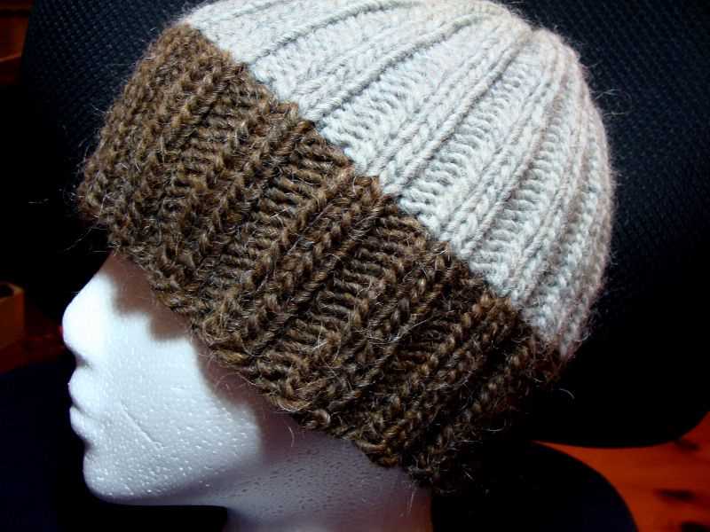 Knit bulky hat pattern