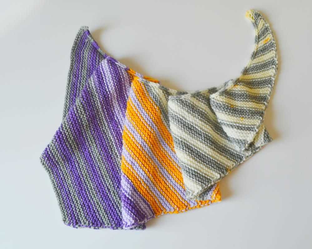 Knitting patterns for shawl in a ball yarn