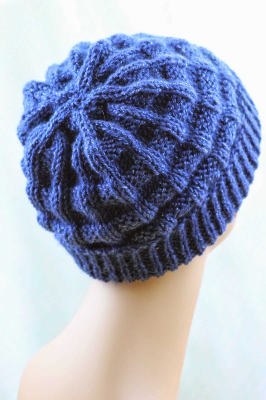 Easy knit hat circular needles patterns