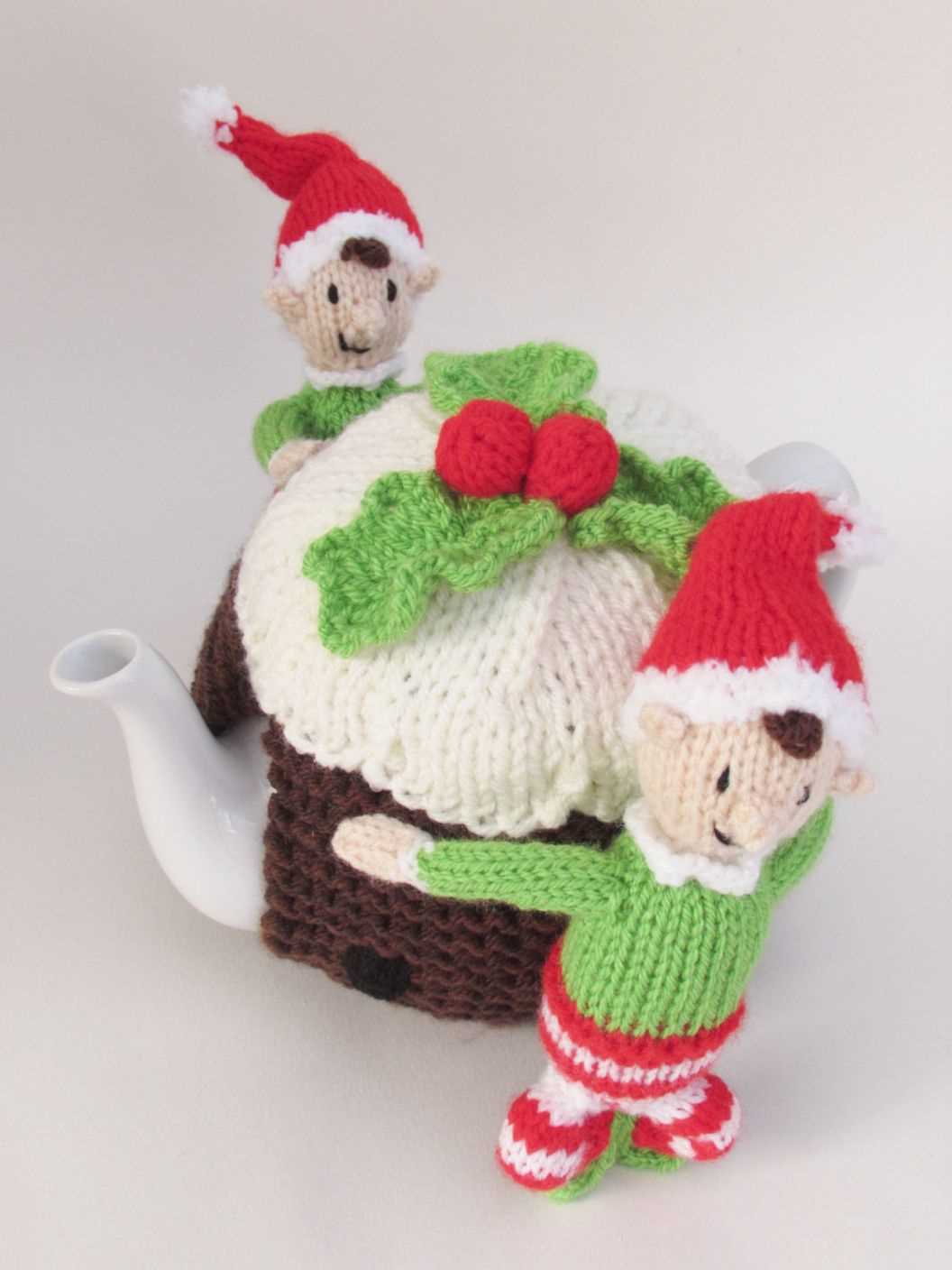 Free xmas pudding knitting pattern