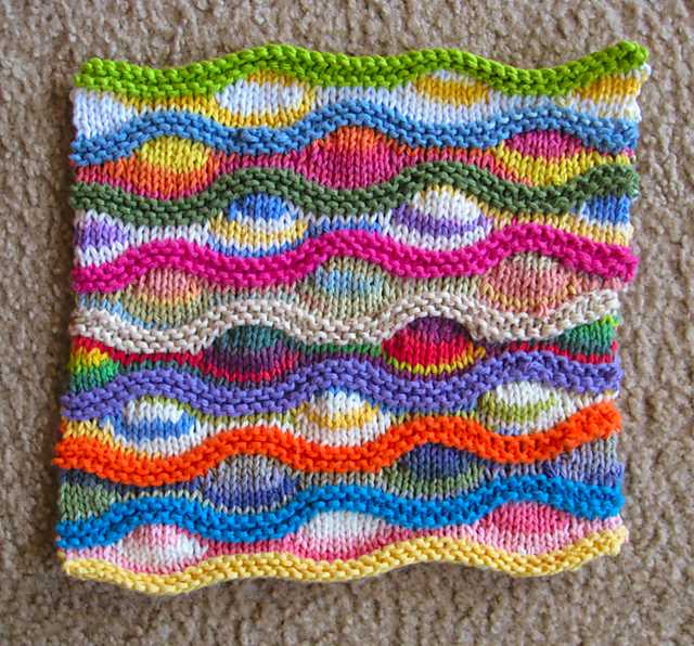 Lizard ridge knitting pattern