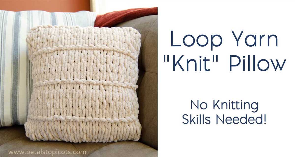 Easy knit pillow pattern