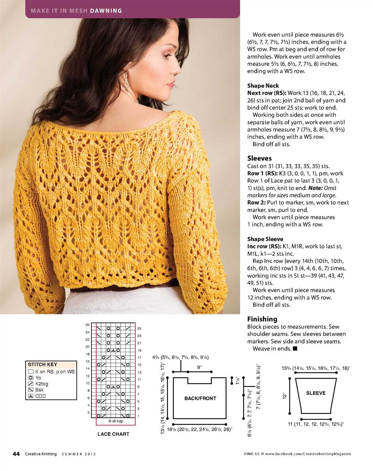 Work even in pattern knitting