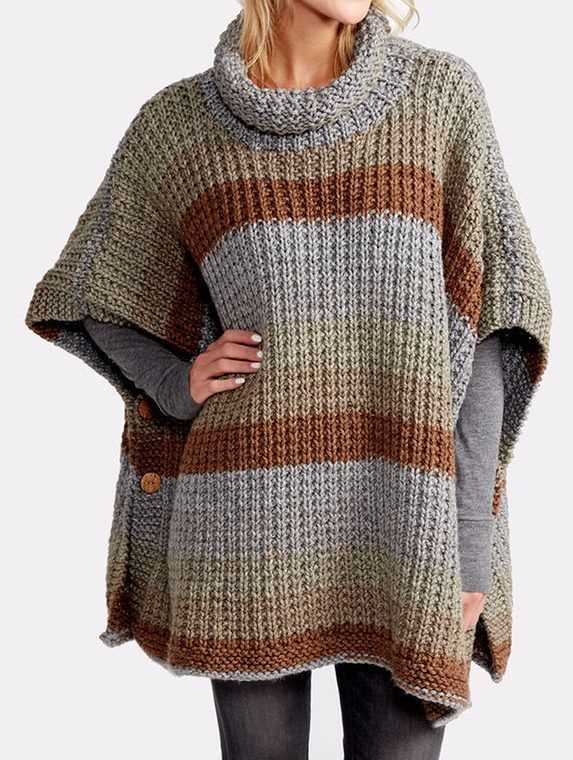 Knitting pattern poncho