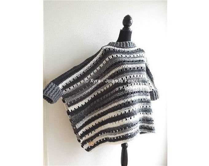Knitted poncho pattern for beginners