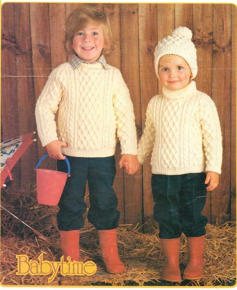 Bobble jumper knitting pattern