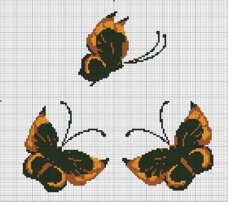 Free knitting pattern for small butterfly