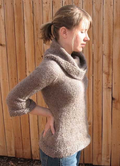 Beginner sweater knitting pattern